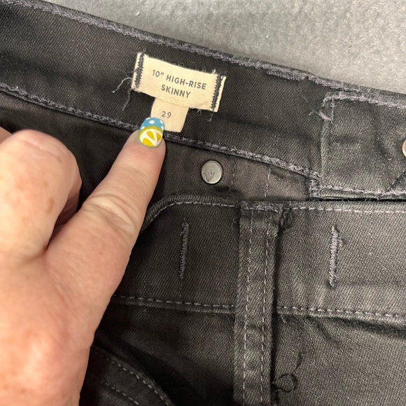 Madewell‎ Black High Rise skinny Jeans - Picture 5 of 6